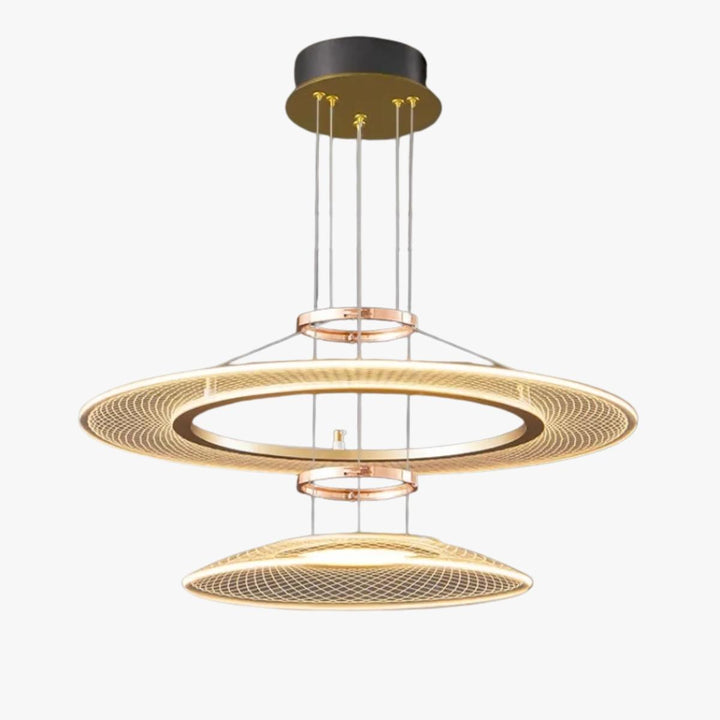 Luxury Modern LED Crystal Ring Chandelier – LM1052 - Lumora