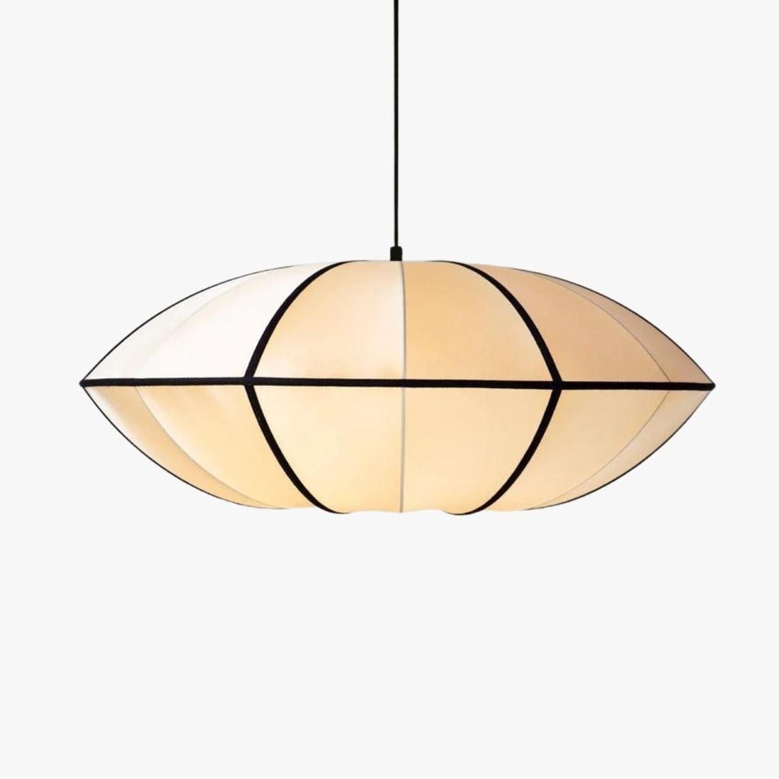 Japanese Vintage Fabric Pendant Light – LM1058 - Lumora