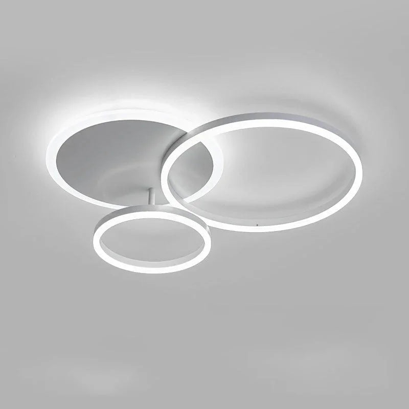 Gold Circular LED Ring Chandelier - LM1020 - Lumora