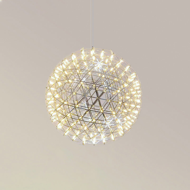 Luxury Chrome LED Sphere Chandelier - LM1073 - Lumora