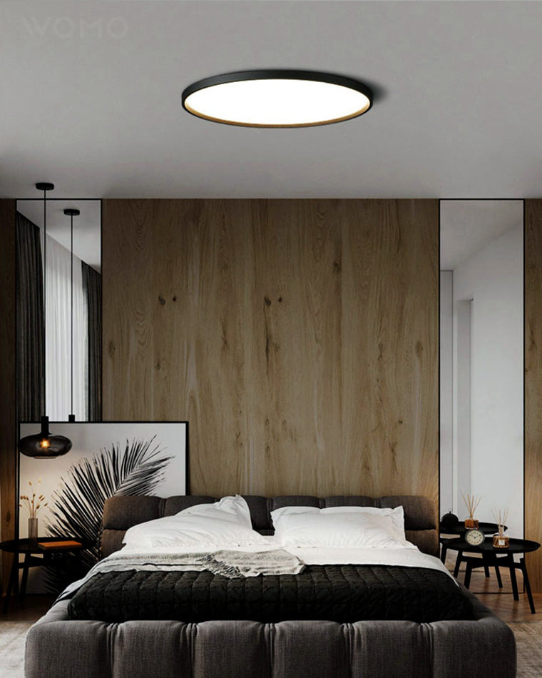Flat Round Flush Mount Ceiling Light-LM1046