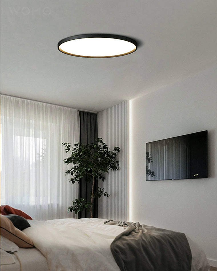 Flat Round Flush Mount Ceiling Light-LM1046