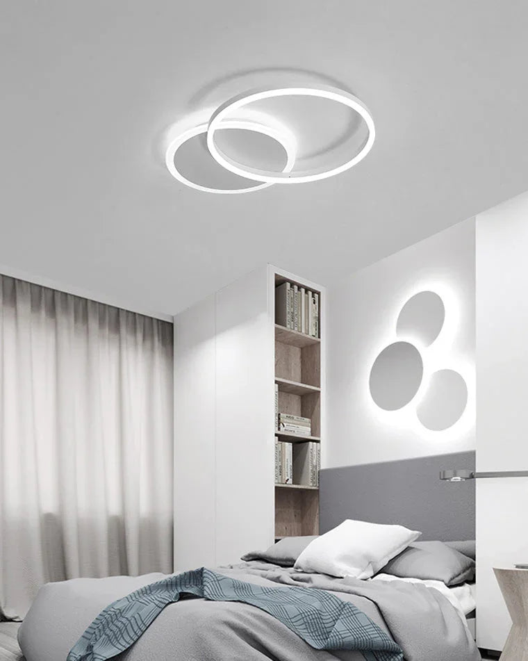 Gold Circular LED Ring Chandelier - LM1020 - Lumora
