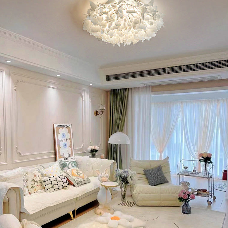 Romantic White Flower LED Ceiling Light - LM1124