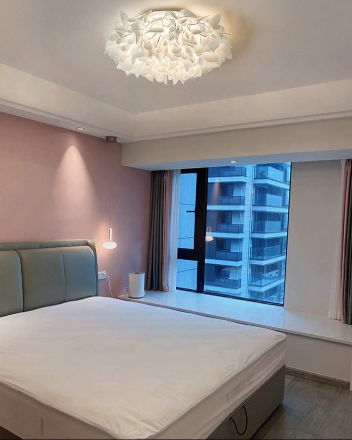 Romantic White Flower LED Ceiling Light - LM1124