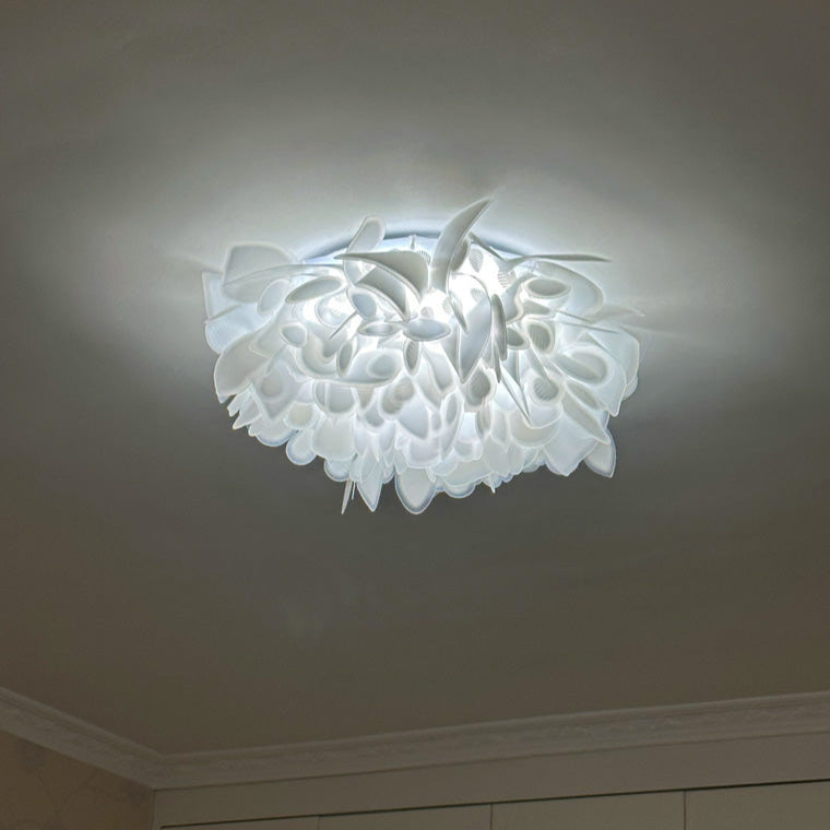 Romantic White Flower LED Ceiling Light - LM1124
