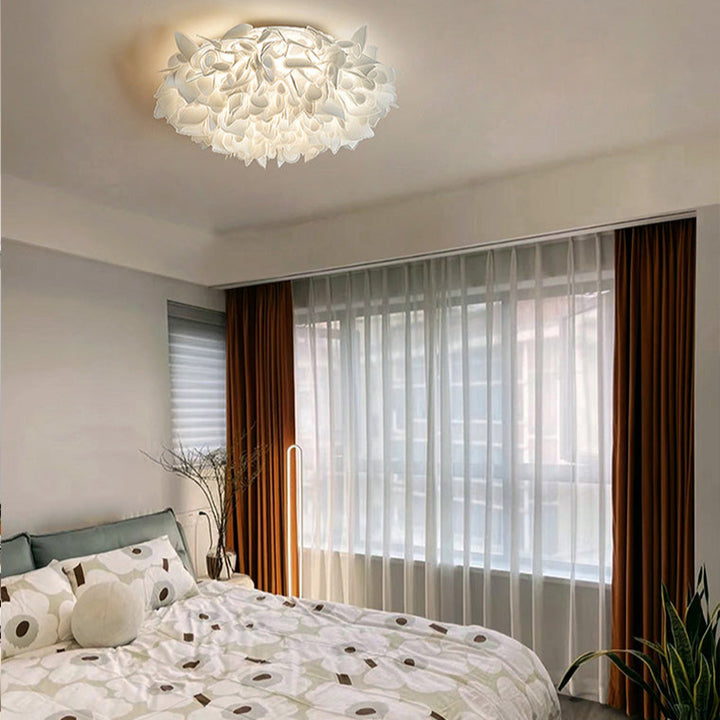 Romantic White Flower LED Ceiling Light - LM1124