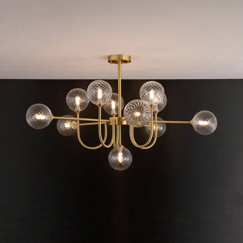 Luxury Globe Glass Chandelier - LM1082 - Lumora