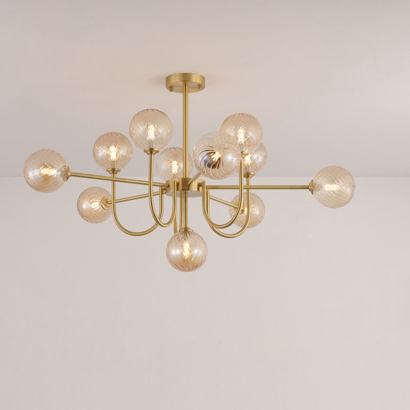 Luxury Globe Glass Chandelier - LM1082 - Lumora