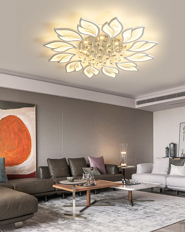Luxury Modern LED Crystal Ceiling Chandelier - LM1123