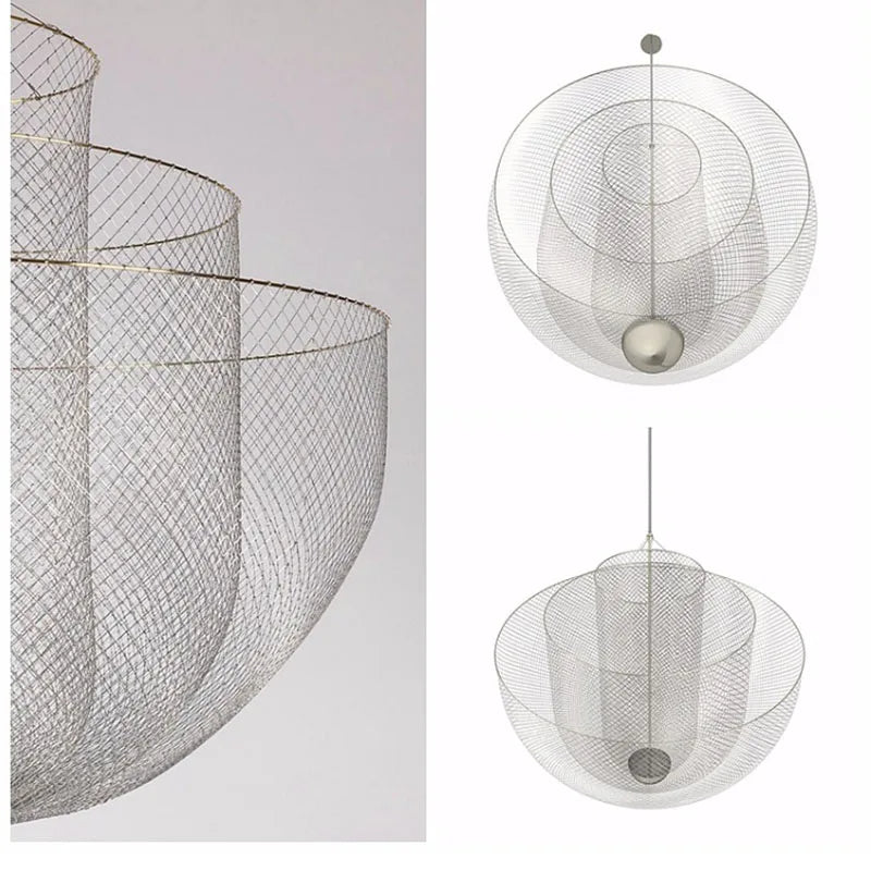 Contemporary Metal Grid Pendant Light – LM1060 - Lumora