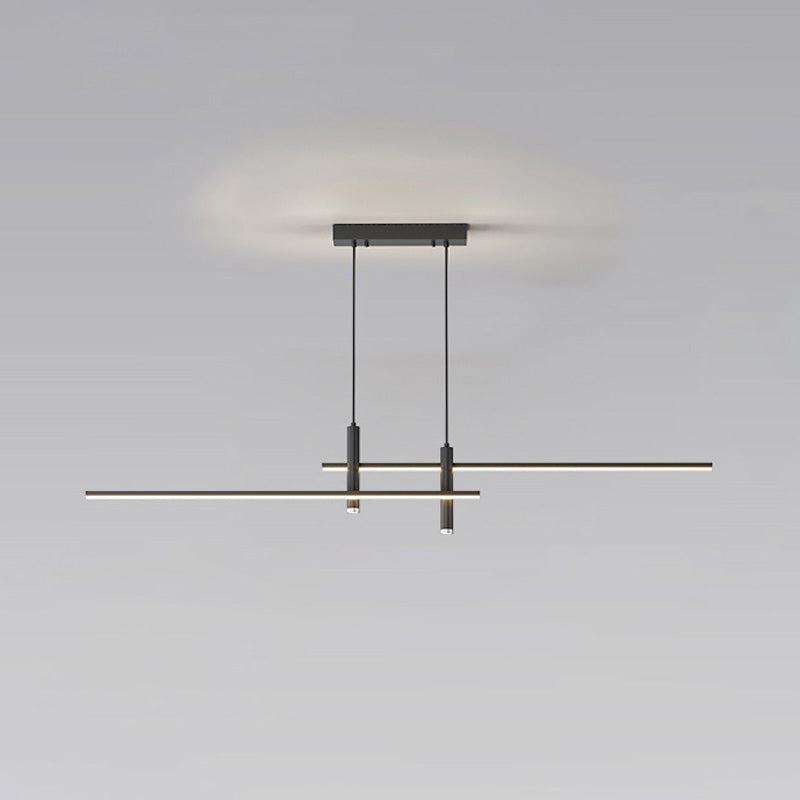 Minimalist Linear LED Pendant Light-LM1002 - Lumora