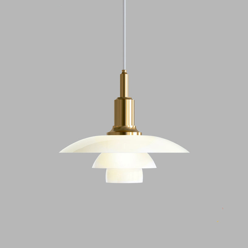 Nordic Milk Glass Pendant Light - LM1037 - Lumora