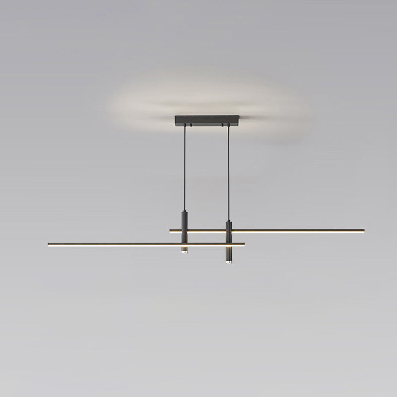 Minimalist Linear LED Pendant Light-LM1002 - Lumora