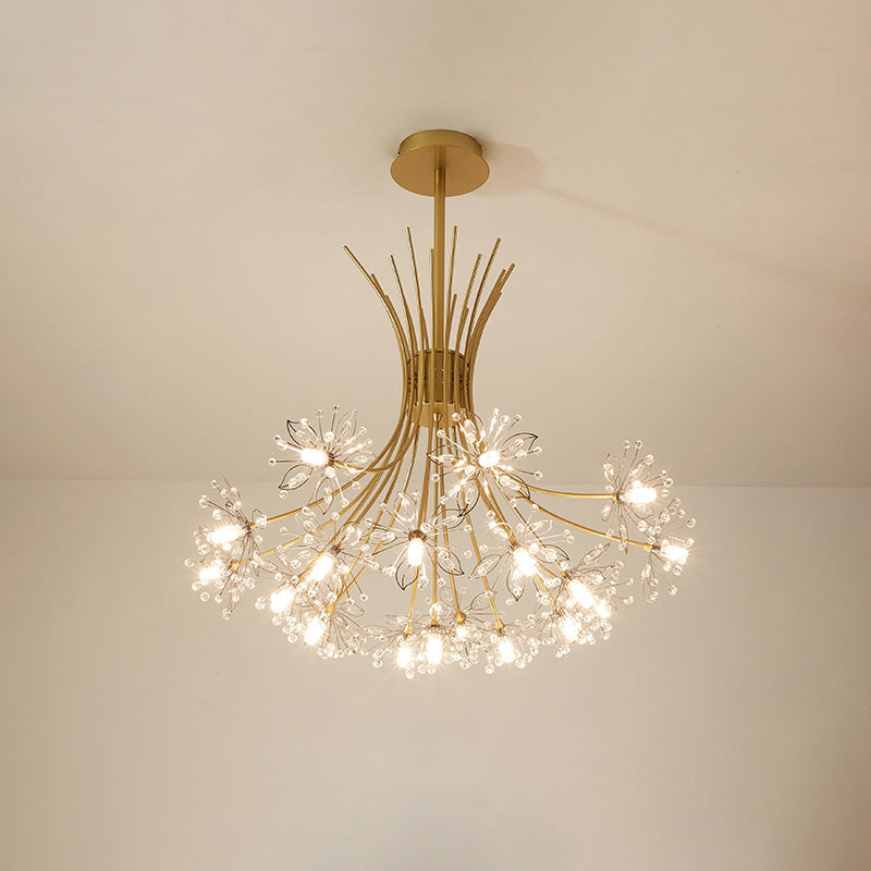 Modern Dandelion Crystal Chandelier – LM1064 - Lumora