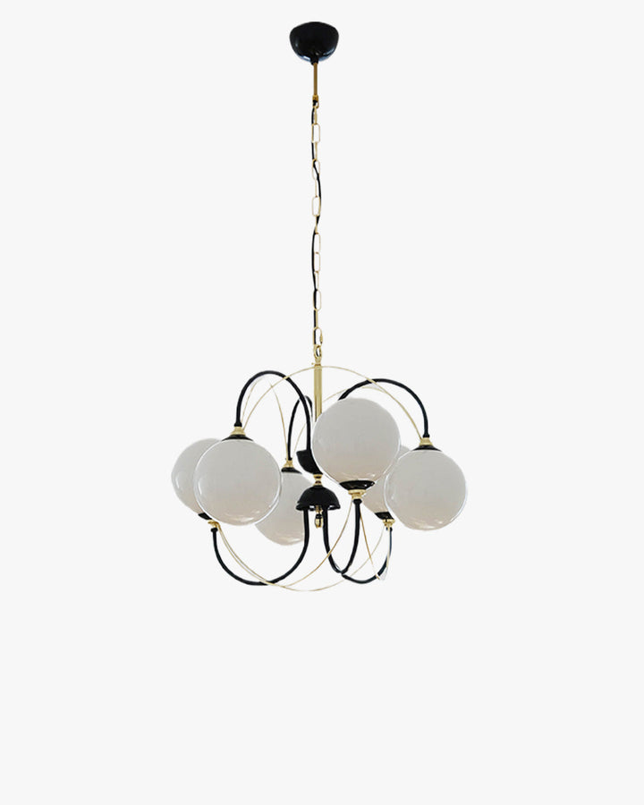 French Retro Art Deco Globe Chandelier - LM1107 - Lumora