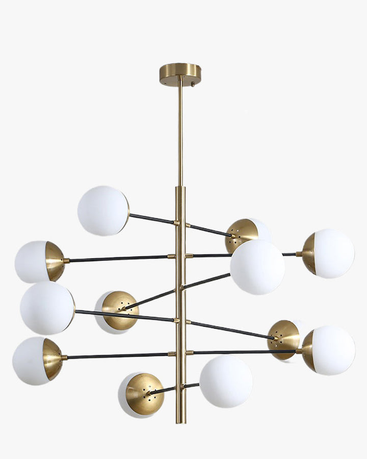 Aurora Sphere Luxe Gold Chandelier - LM1101 - Lumora