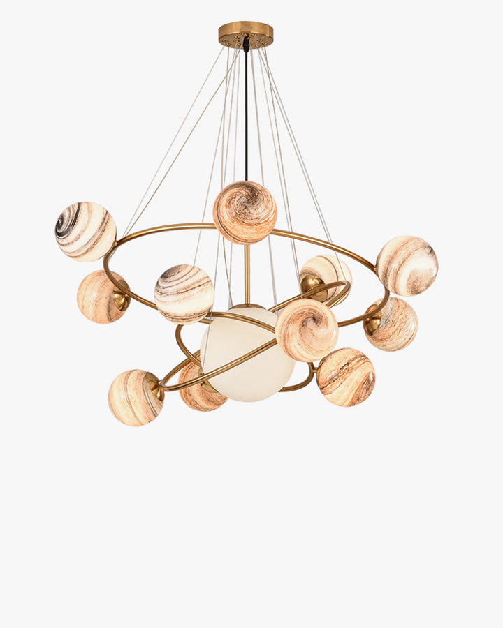 Lunaris Orbit Glass Chandelier - LM1099 - Lumora