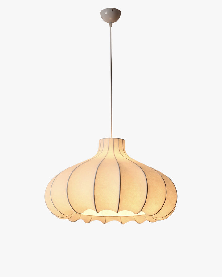 Japanese Wabi Sabi Silk Pendant Light - LM1110 - Lumora