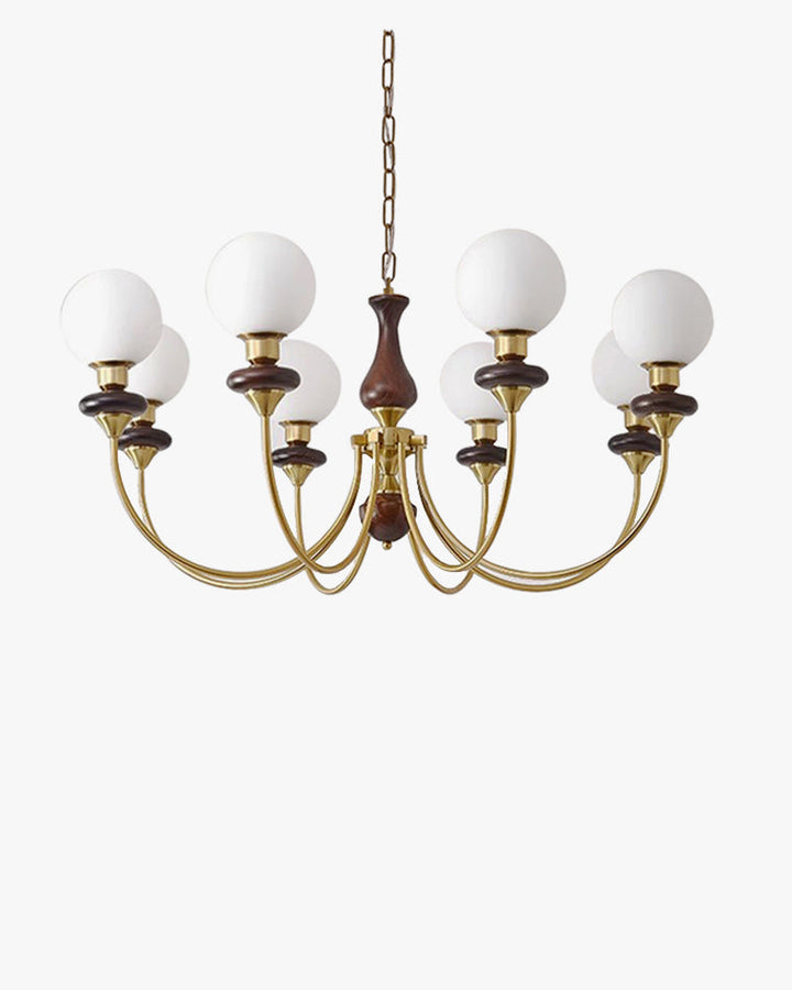 Copper Glass Ball Chandelier - LM1118