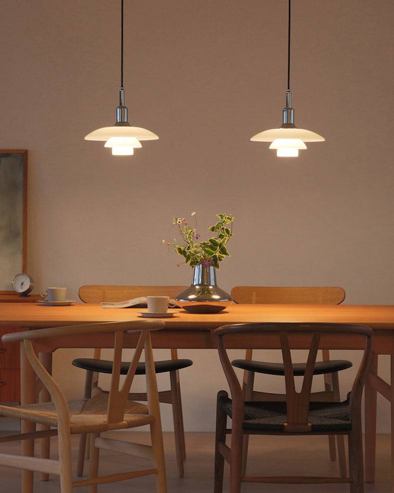 Nordic Milk Glass Pendant Light - LM1037 - Lumora