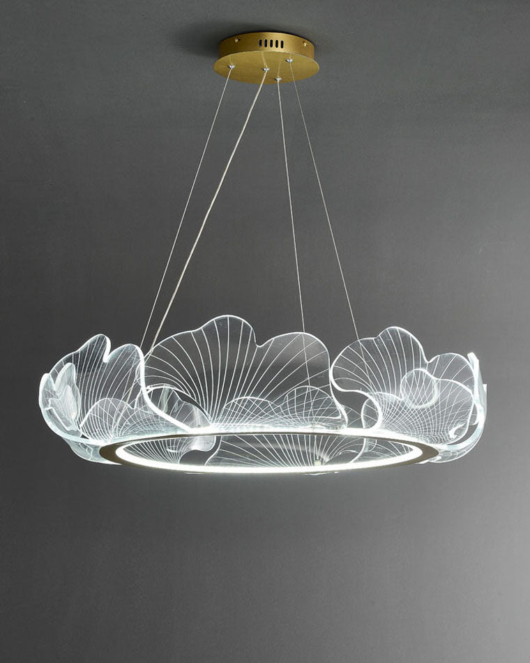 Modern Lotus Leaf LED Chandelier – LM1066 - Lumora