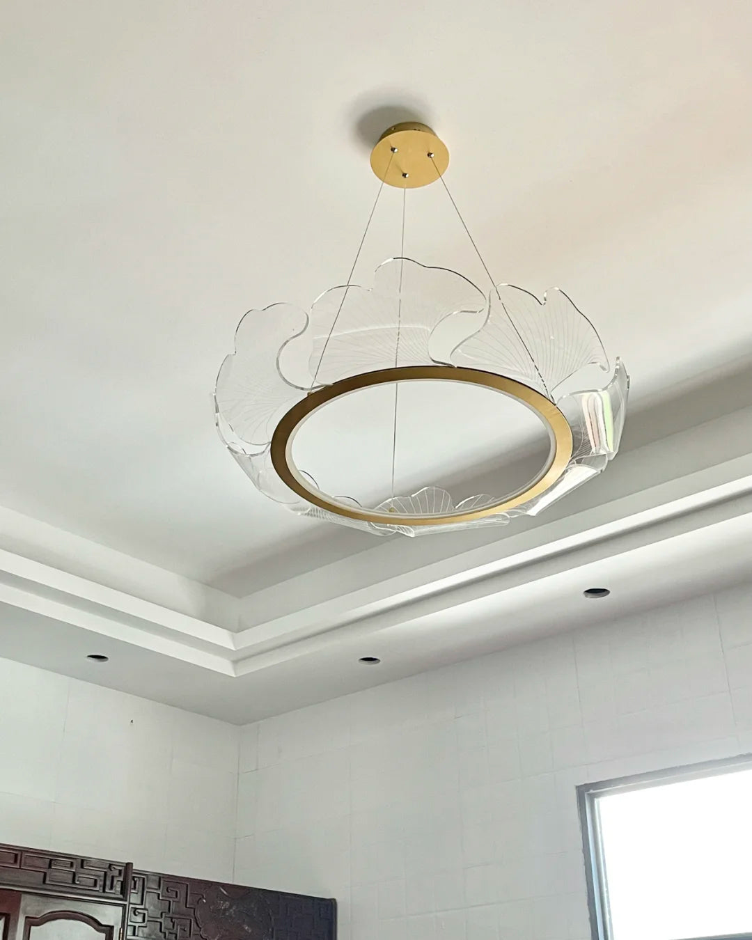 Modern Lotus Leaf LED Chandelier – LM1066 - Lumora