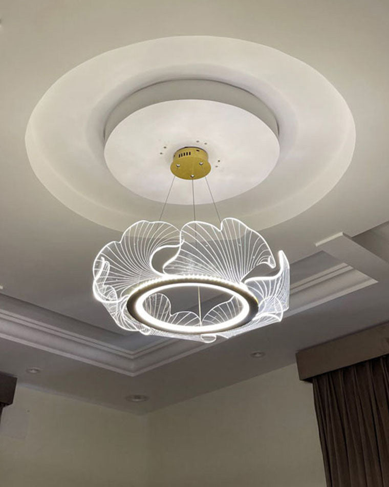 Modern Lotus Leaf LED Chandelier – LM1066 - Lumora
