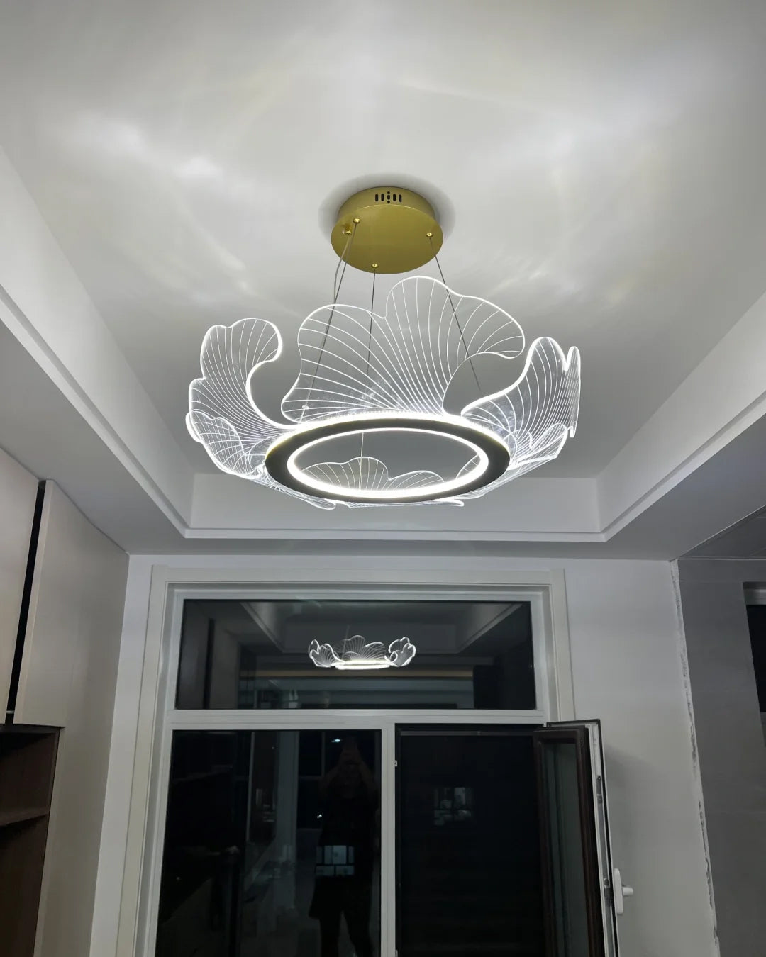 Modern Lotus Leaf LED Chandelier – LM1066 - Lumora