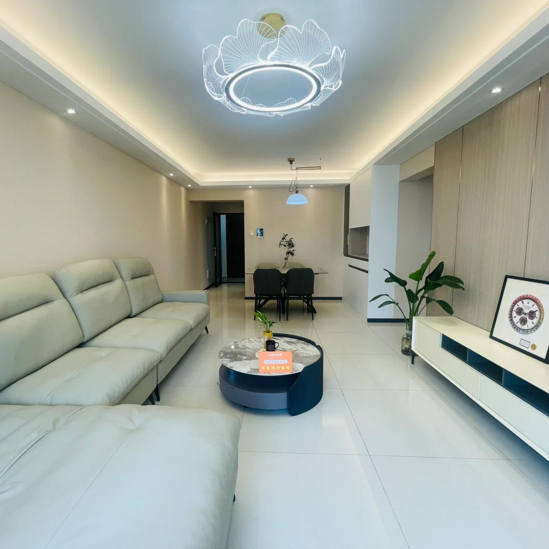 Modern Lotus Leaf LED Chandelier – LM1066 - Lumora