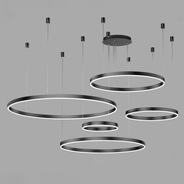 Multi-Ring LED Chandelier - LM1021 - Lumora