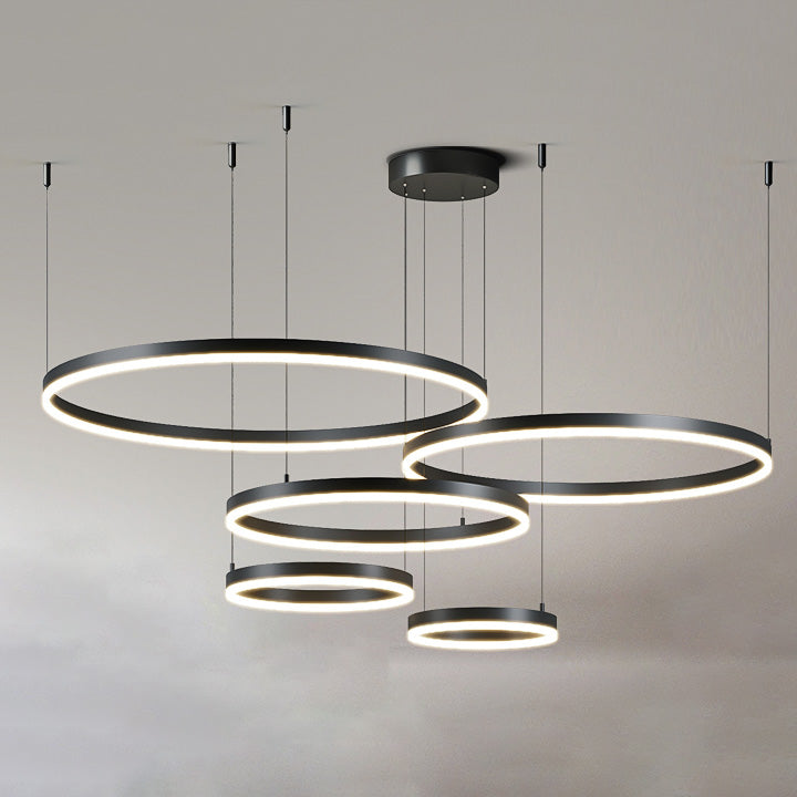Multi-Ring LED Chandelier - LM1021 - Lumora