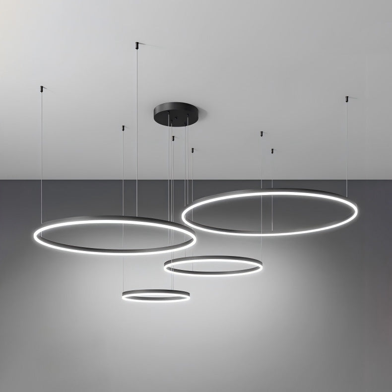 Multi-Ring LED Chandelier - LM1021 - Lumora