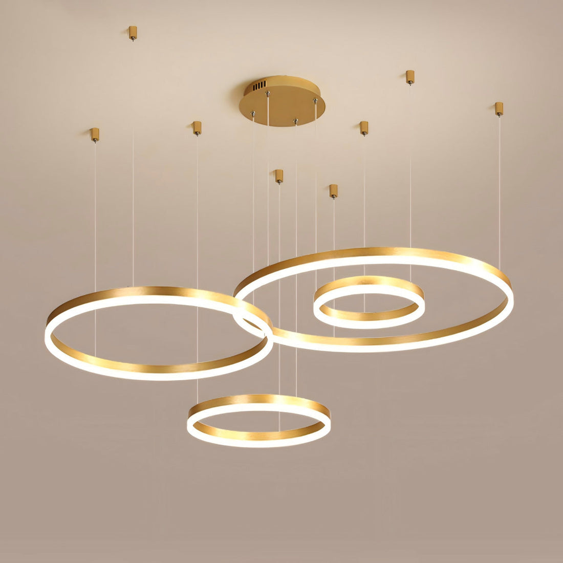 Multi-Ring LED Chandelier - LM1021 - Lumora