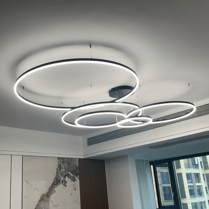 Multi-Ring LED Chandelier - LM1021 - Lumora