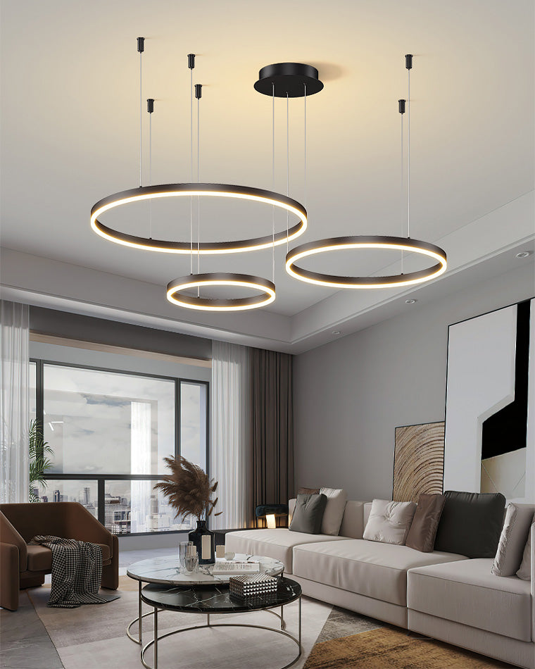 Multi-Ring LED Chandelier - LM1021 - Lumora