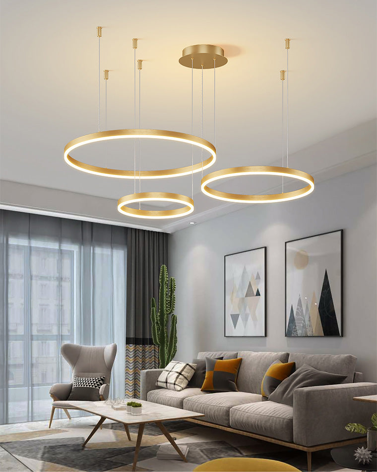 Multi-Ring LED Chandelier - LM1021 - Lumora