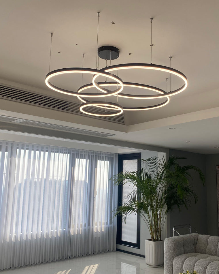 Multi-Ring LED Chandelier - LM1021 - Lumora
