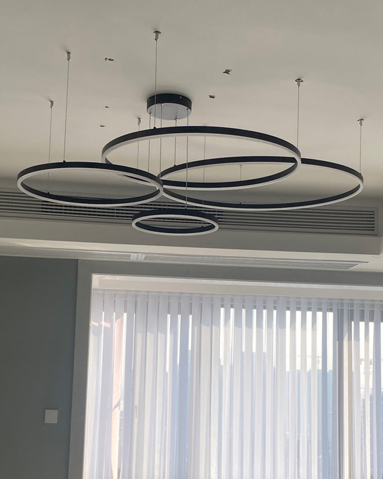 Multi-Ring LED Chandelier - LM1021 - Lumora