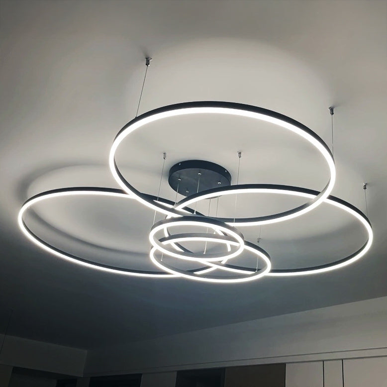 Multi-Ring LED Chandelier - LM1021 - Lumora