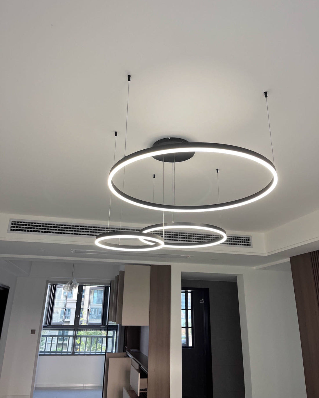 Multi-Ring LED Chandelier - LM1021 - Lumora