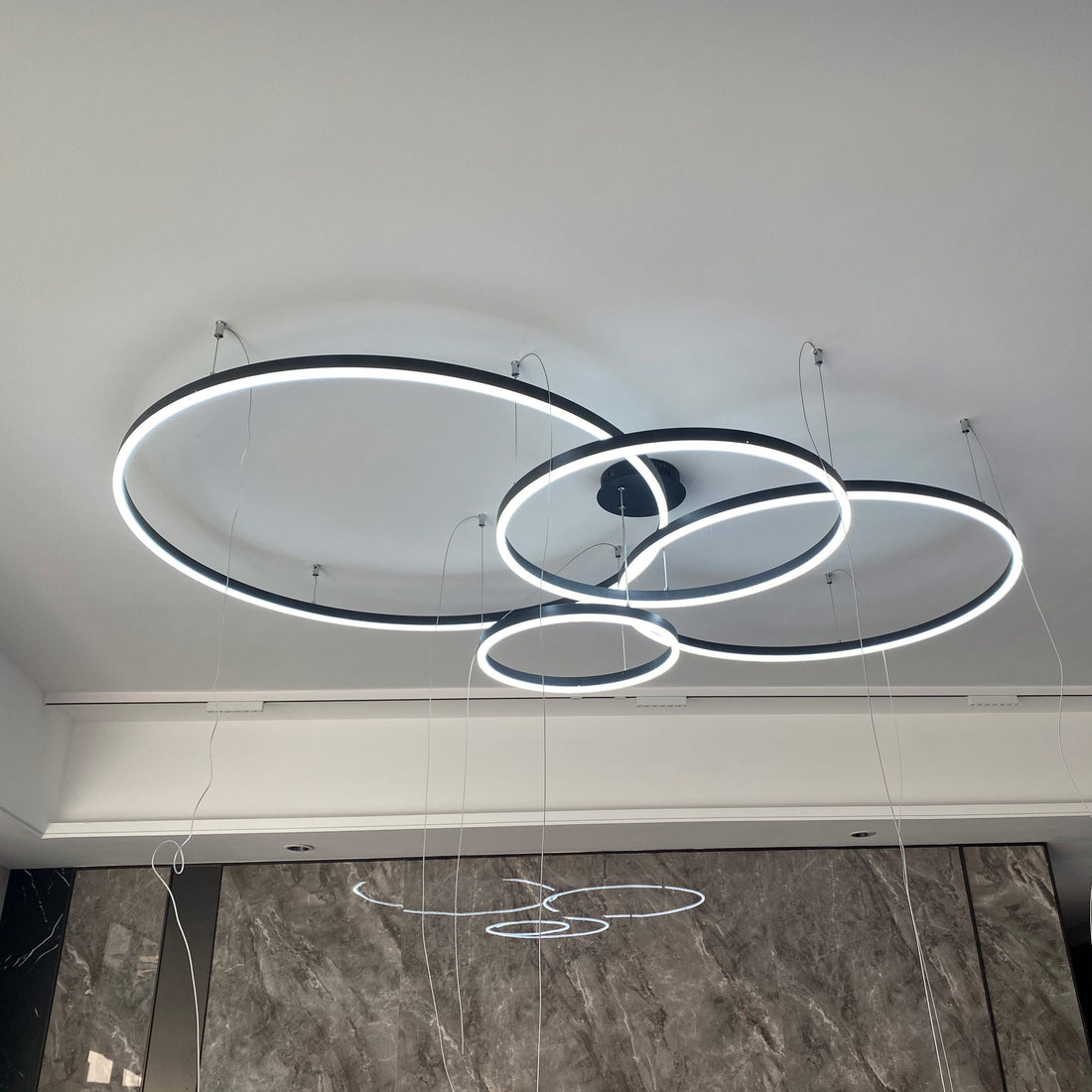 Multi-Ring LED Chandelier - LM1021 - Lumora