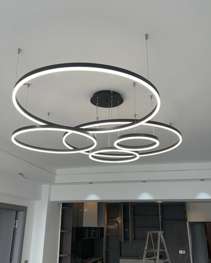 Multi-Ring LED Chandelier - LM1021 - Lumora