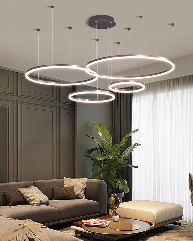Multi-Ring LED Chandelier - LM1021 - Lumora