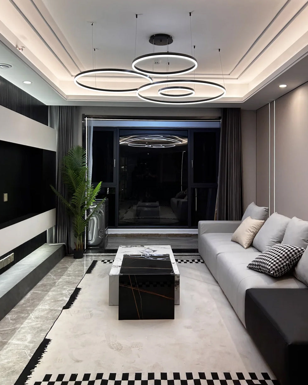 Multi-Ring LED Chandelier - LM1021 - Lumora