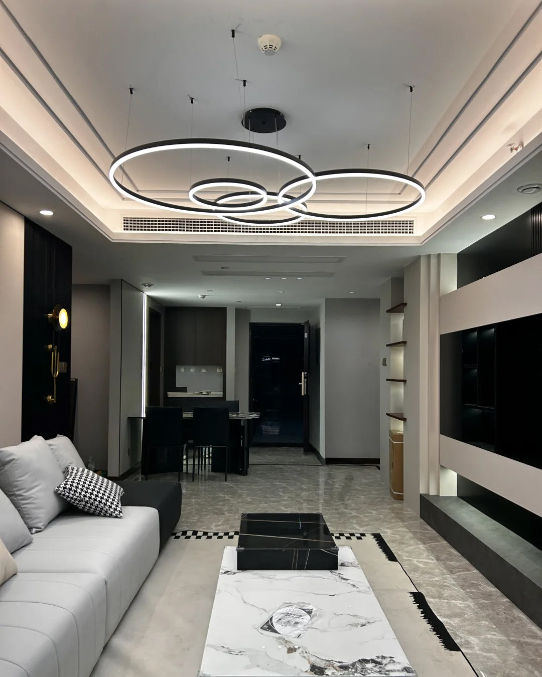 Multi-Ring LED Chandelier - LM1021 - Lumora
