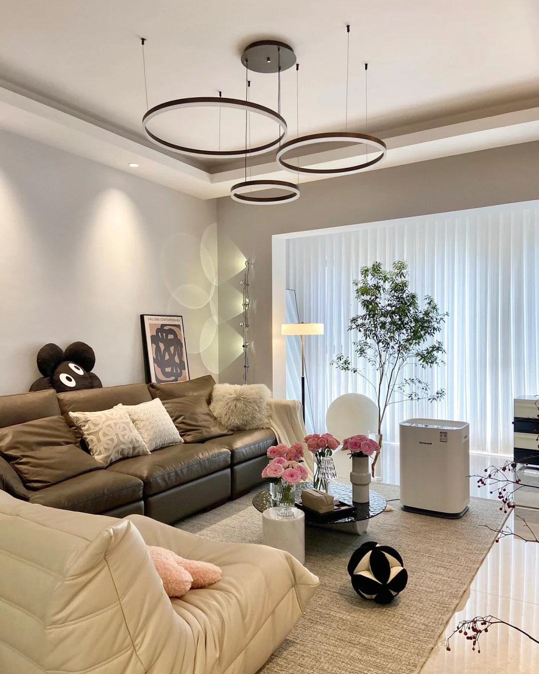 Multi-Ring LED Chandelier - LM1021 - Lumora