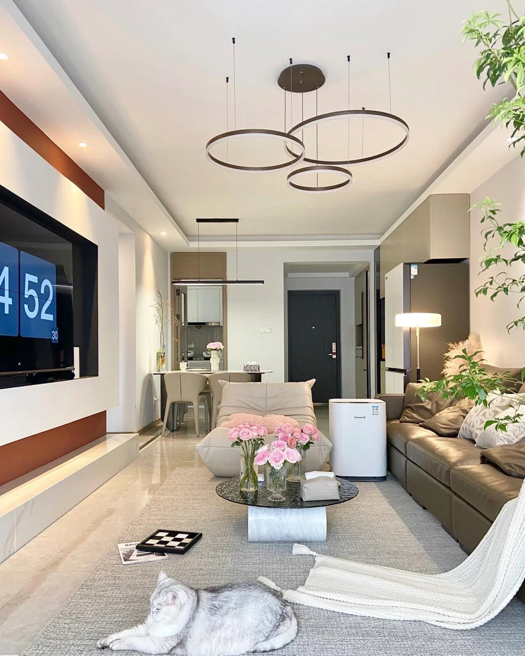 Multi-Ring LED Chandelier - LM1021 - Lumora