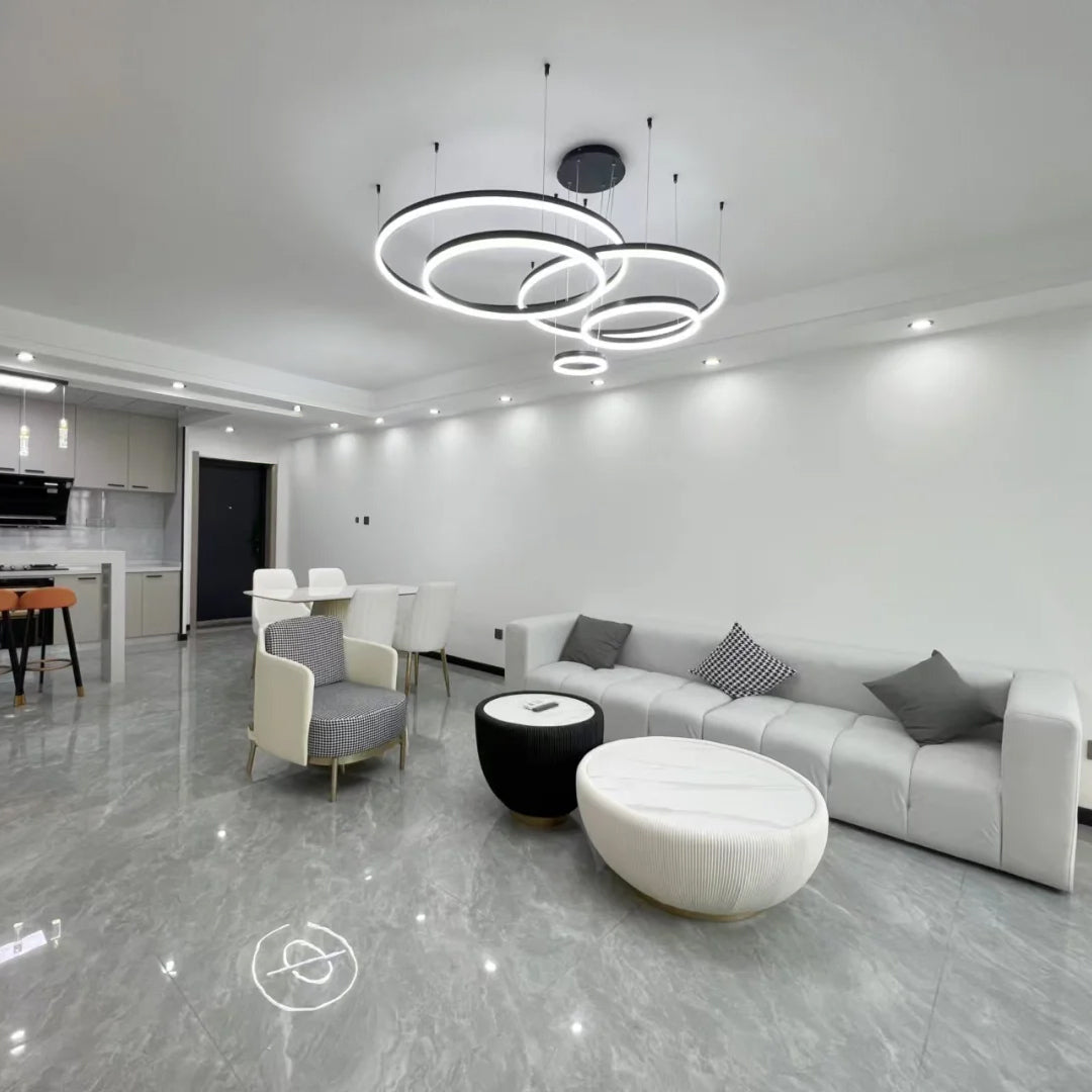 Multi-Ring LED Chandelier - LM1021 - Lumora