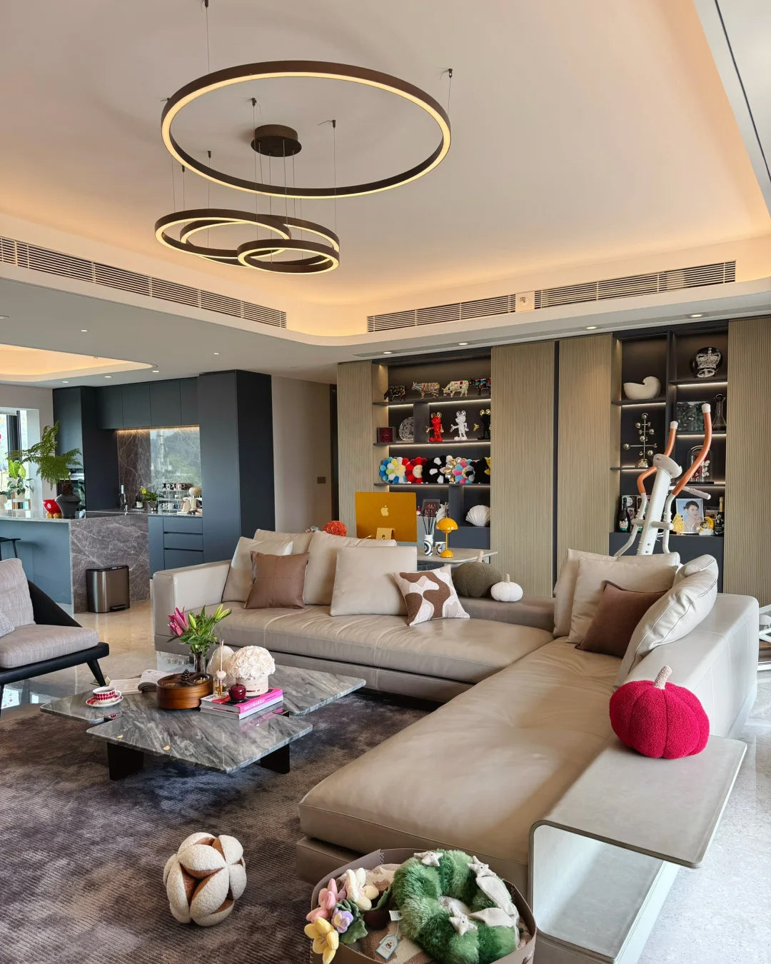 Multi-Ring LED Chandelier - LM1021 - Lumora